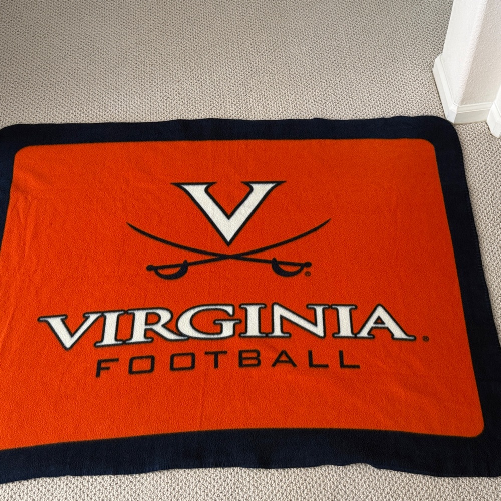 University of Virginia UVa Football Blanket